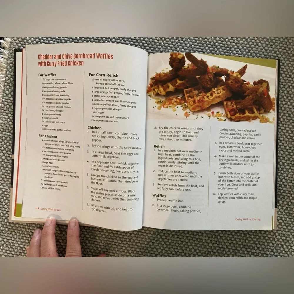 Eating Well to Win cookbook by Dwayne Wade’s personal chef